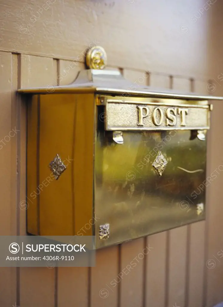 A letterbox outdoors.