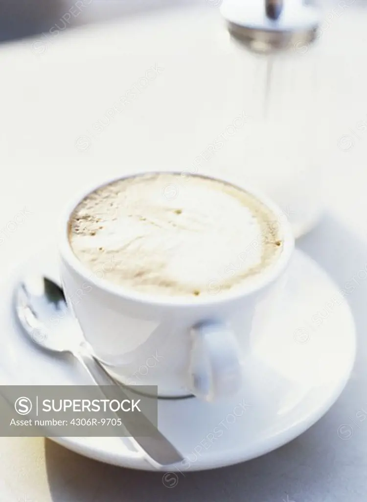 Cup of cappuccino.