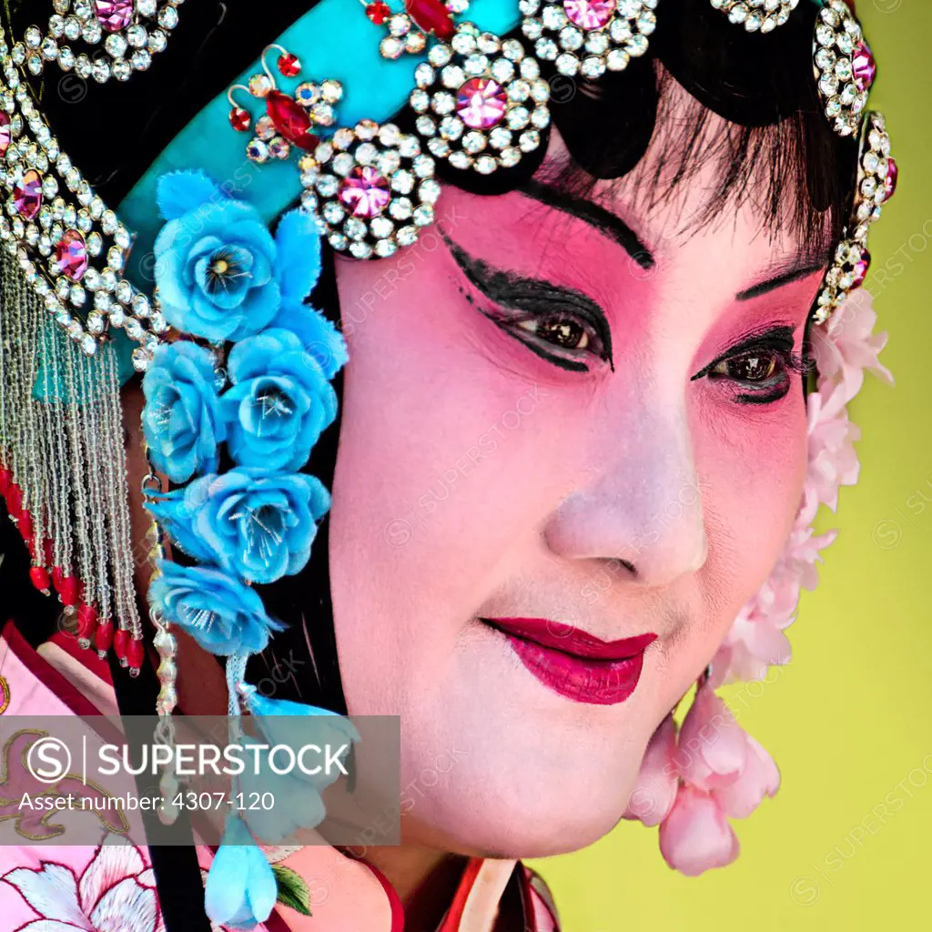Opera Singer in Makeup