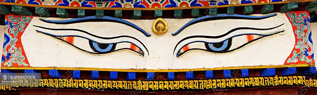 Eyes of Gyantse Monastery