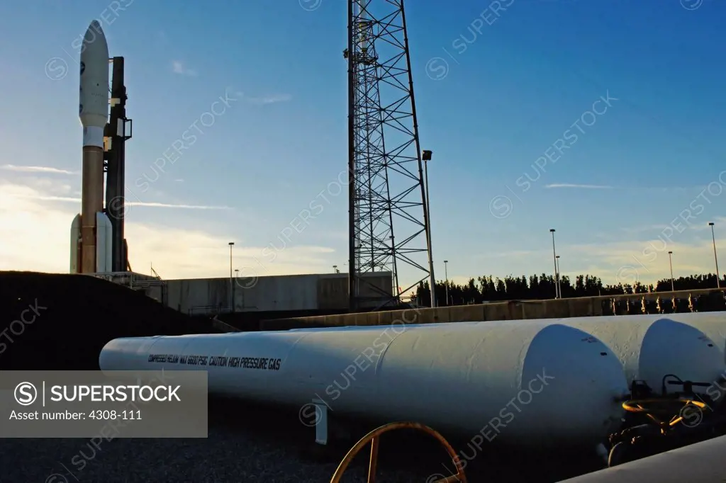 An Atlas Rocket Ready For Liftoff