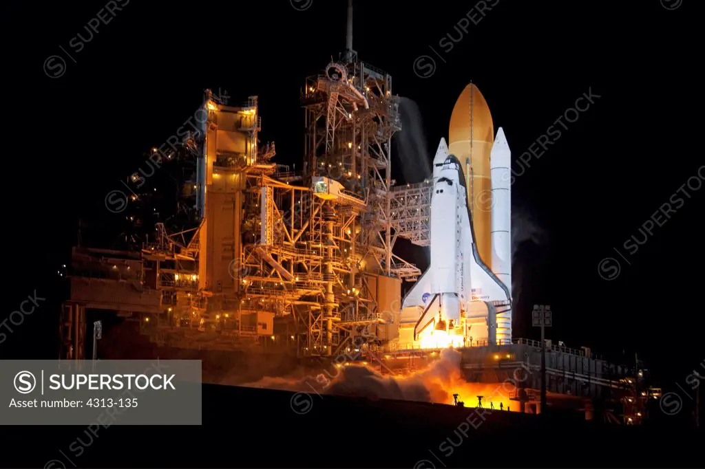 Discovery Launches on STS-131