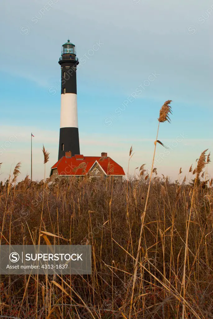 Fire Island Lighthouse on Fire Island, Long Island, New York State, USA