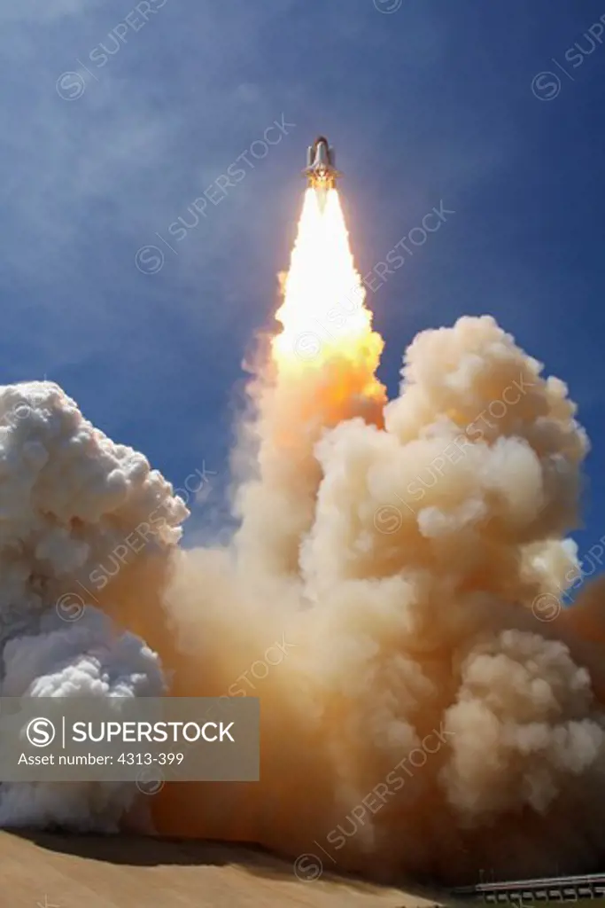 The Shuttle Atlantis lifts off Pad 39A at 2:20pm EDT May 14, 2010, on mission STS-132 carrying Russia's Rassvet module to the International Space Station. It was Atlantis' penultimate flight.