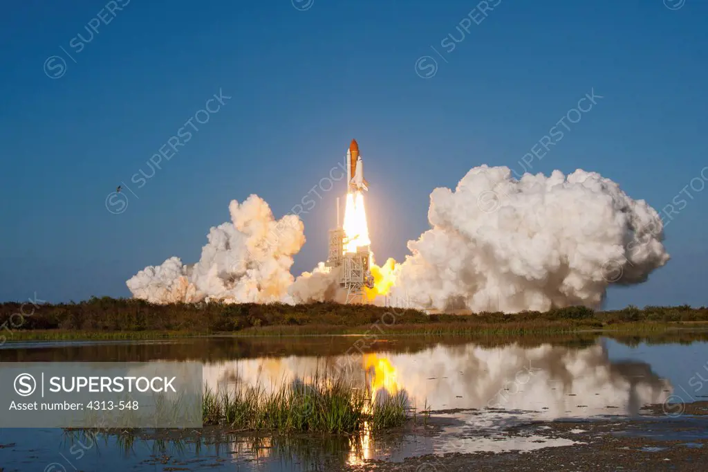 Launch of the final flight of the space shuttle Discovery on STS-133. The 39th launch of this shuttle came at 4:53pm EST on February 24, 2011.