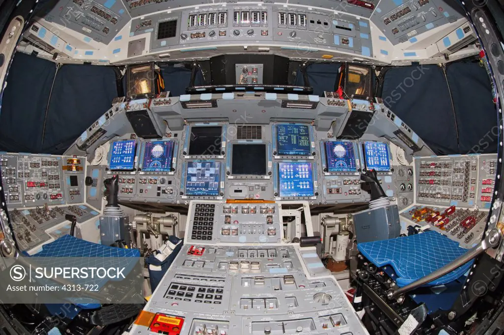 Space Shuttle Discovery Flight Deck