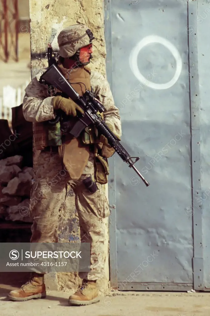 US Marine in Haditha, Iraq