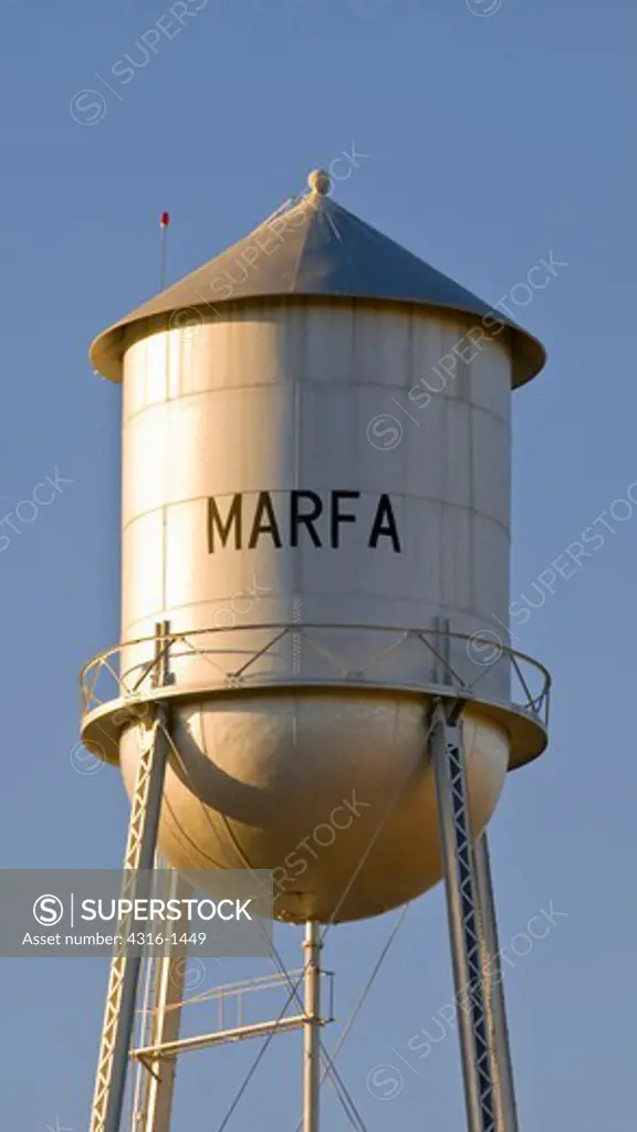 Water Tower in Marfa, Texas