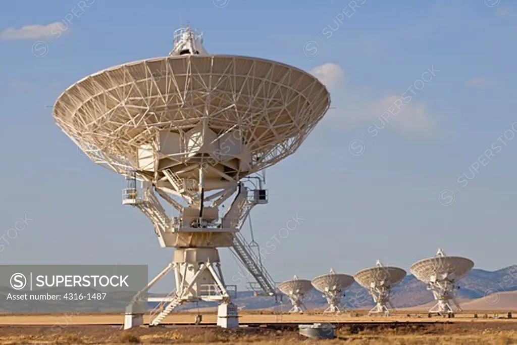 Radio Telescopes of the Very Large Array Near Socorro, New Mexico
