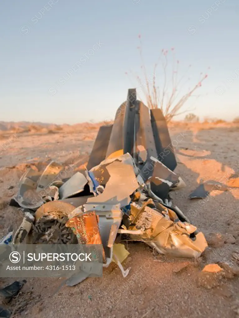 Crushed Nose of a Precision Guided Bomb after Impact