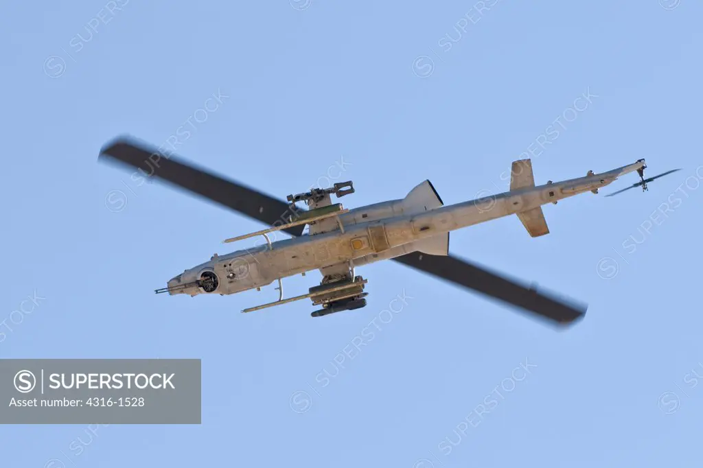 Underside View of AH-1W Super Cobra