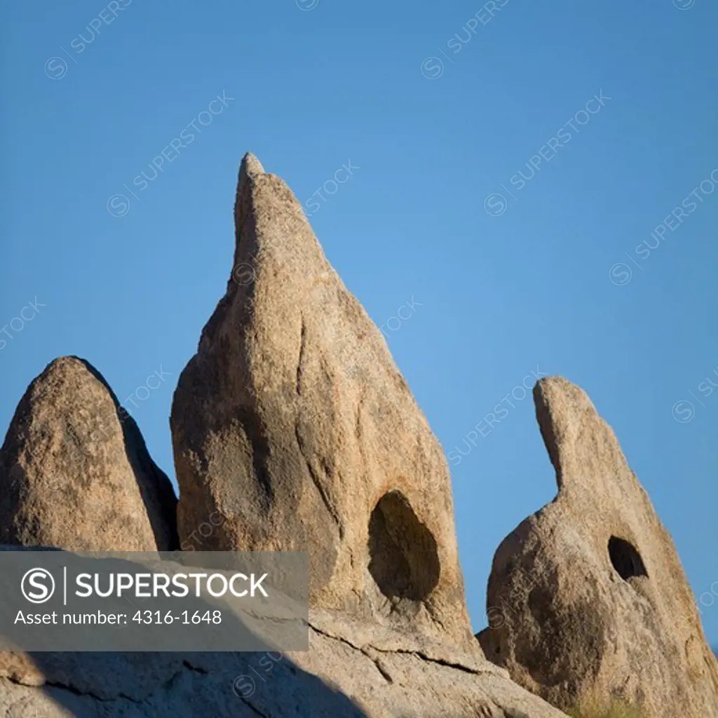 Granite Rock Spires in the  Alabama Hills of California