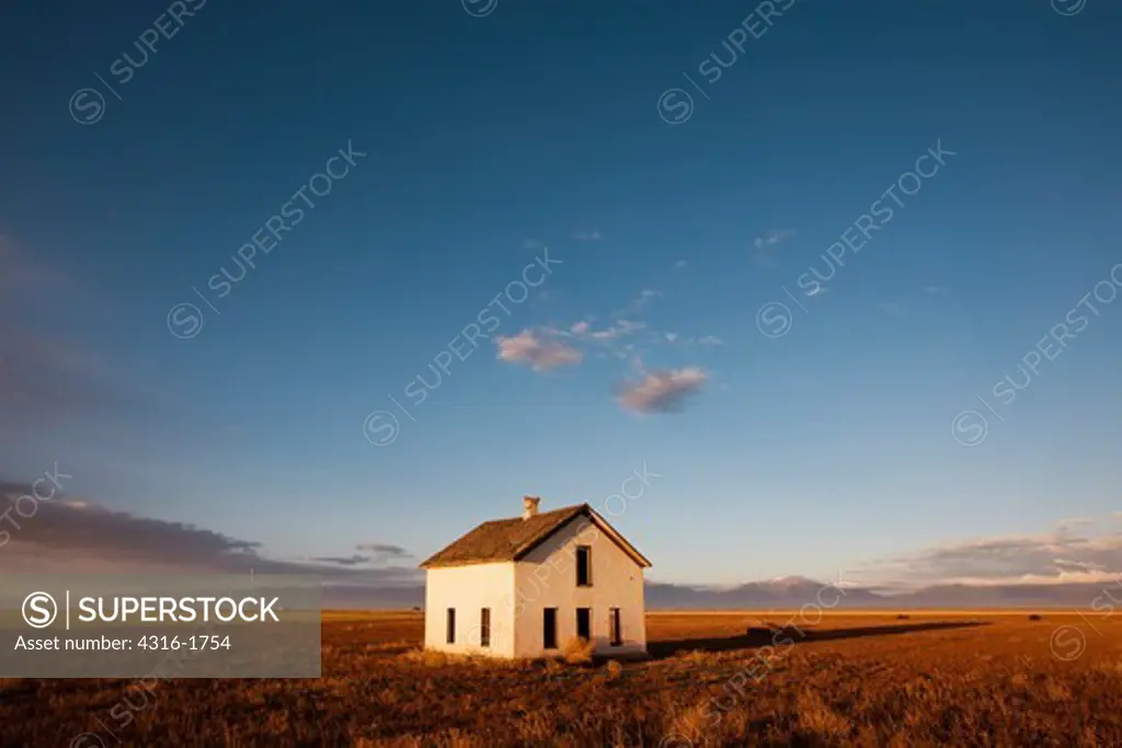 Abandoned Farm House in San Luis Valley