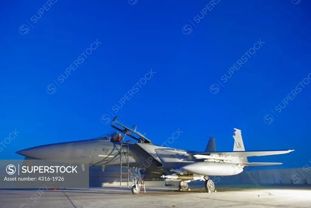 F-15E Strike Eagle Being Prepared