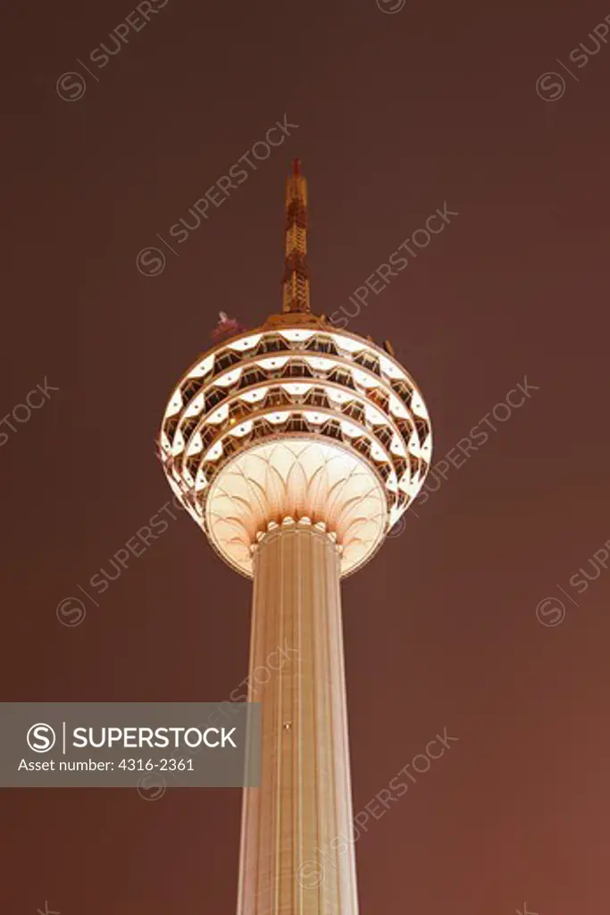 Kuala Lumpur Tower, also known as the Menara Kuala Lumpur, is one of the tallest freestanding towers in the world at 1,381 feet tall.
