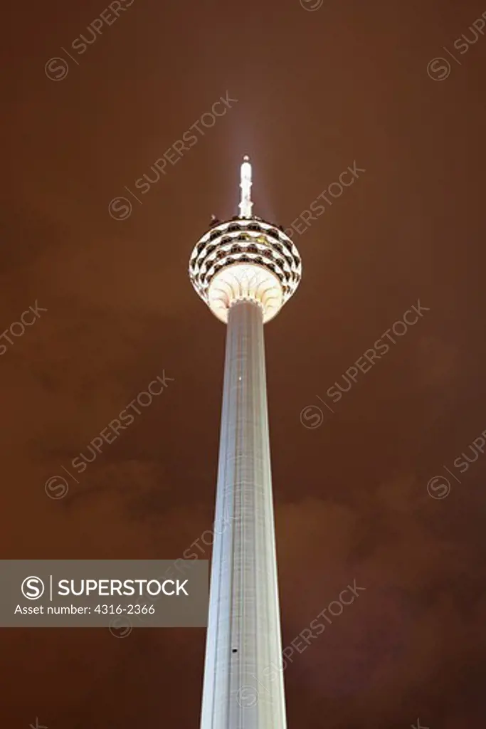 Kuala Lumpur Tower, also known as the Menara Kuala Lumpur, is one of the tallest freestanding towers in the world at 1,381 feet tall.