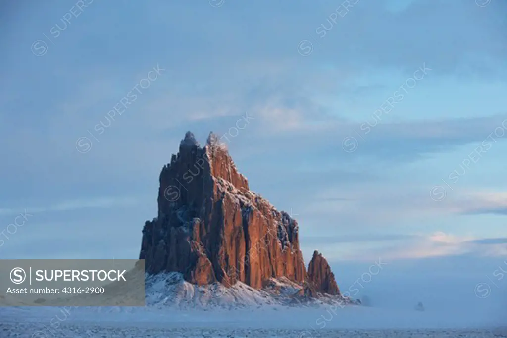 Shiprock, or Ship Rock, is an erosional remnant of the 'throat' of an extinct volcano located in northwest New Mexico in the Navajo Nation.