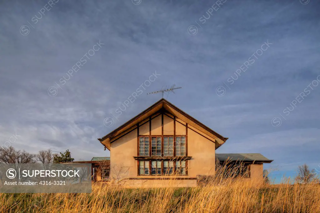 A high dynamic range, or HDR, image of an abandoned house on Colorado's eastern plains, near the town of Hereford.