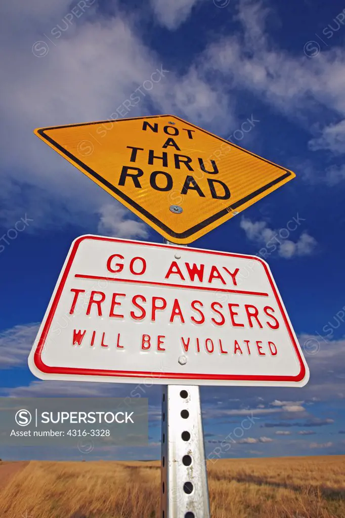 A funny sign stating the trespassers will be violated.
