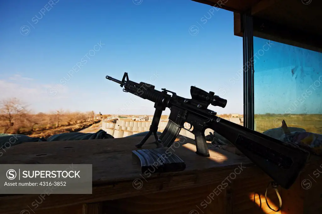 An M4 Carbine at Rest