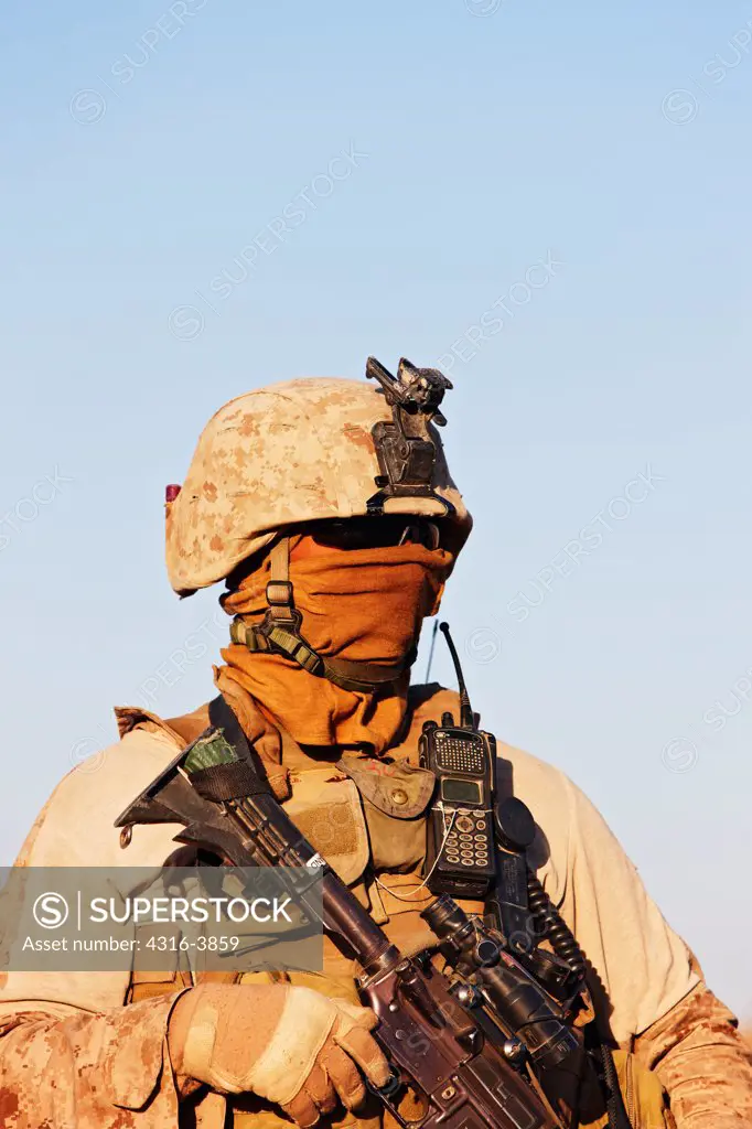 U.S. Marine During Combat Operation in Afghanistan's Helmand Province