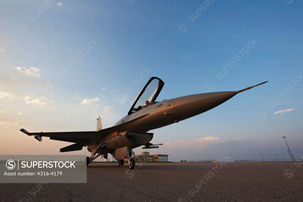 F-16 on Runway