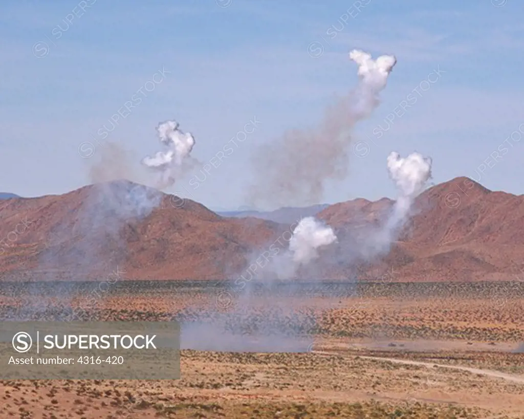 Air Burst Detonations of Phosphorous White Star Cluster Artillery Rounds