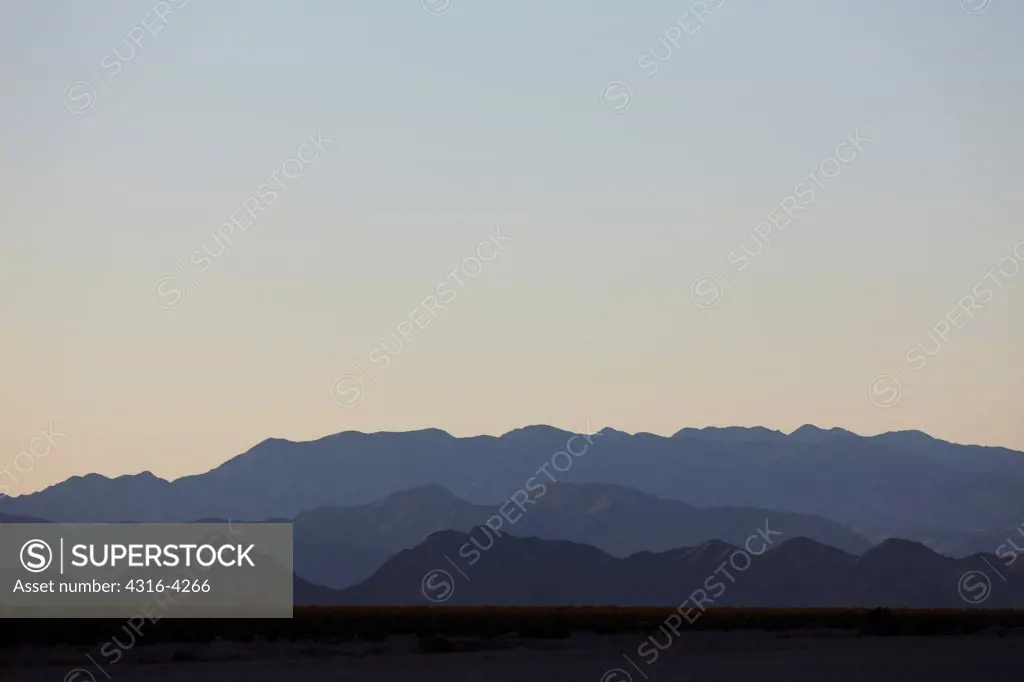 Desert Mountains in Afternoon Light