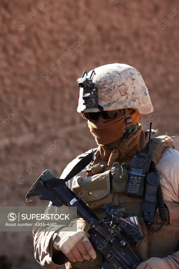 United States Marine during a combat operation in Afghanistan's Helmand Province