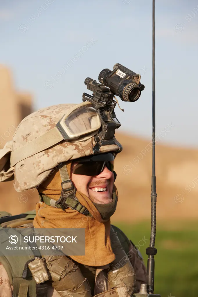 United States Marine during combat operation in Afghanistan's Helmand Province