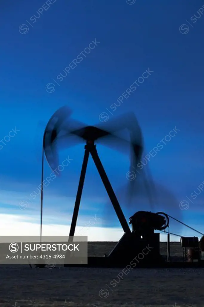 Oil well pump jack, Colorado