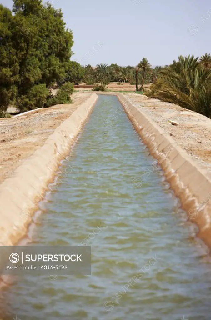 Aqueduct in Sahara Desert, Morocco