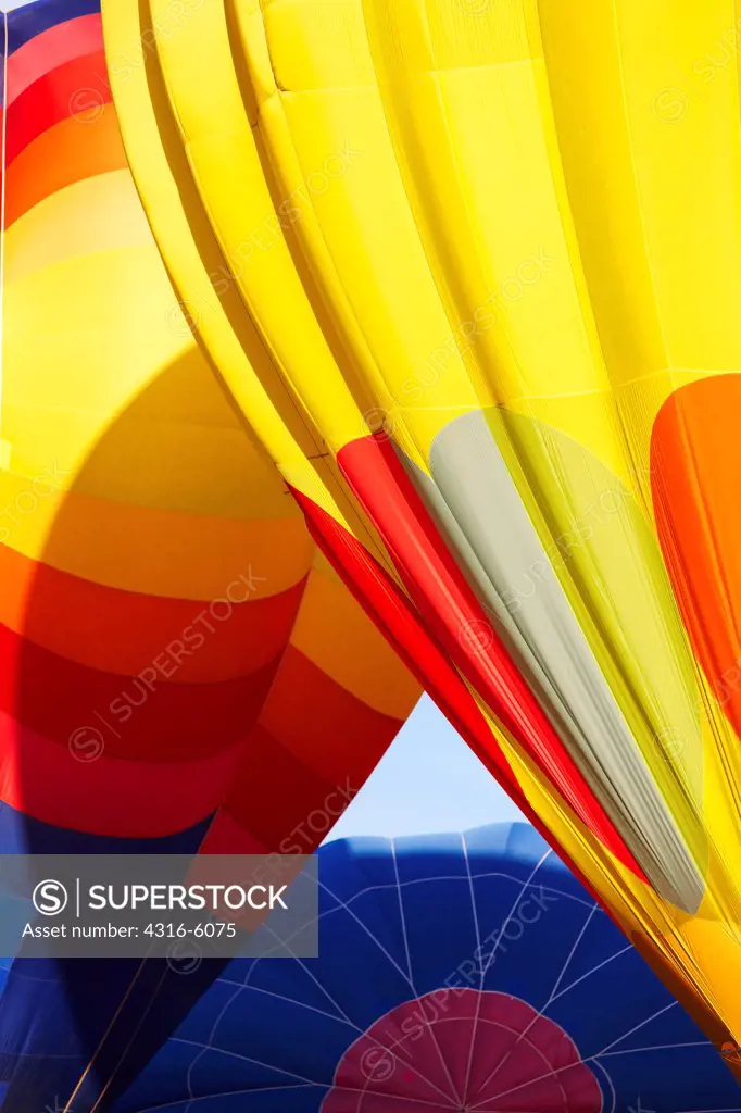 USA, Nevada, Reno, Close-up of hot air balloons