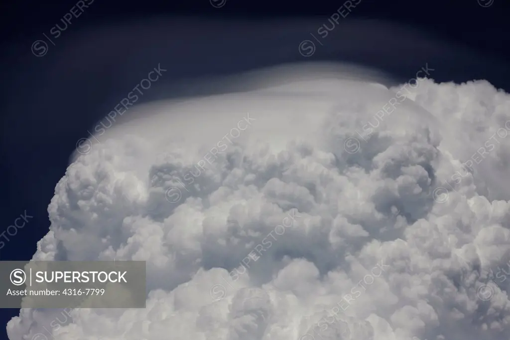 Cumulonimbus incus clouds in the sky, Colorado, USA