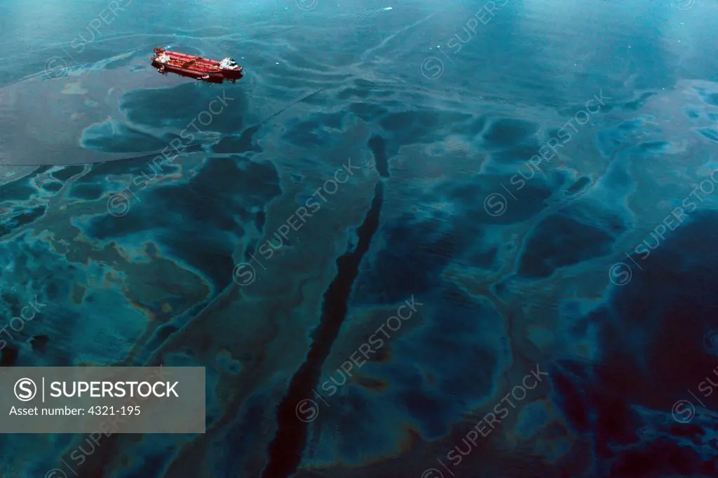 Oil Spreads from the Exxon Valdez