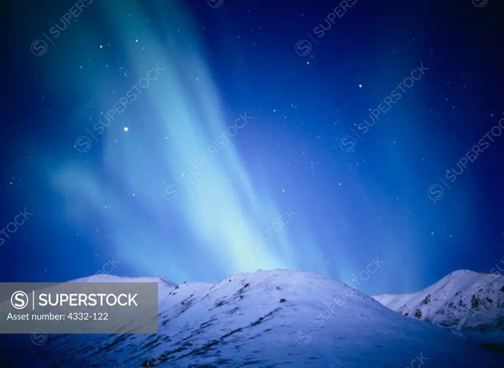 Seen near Hatcher Pass, Alaska, these Northern Lights were caused by a geomagnetic storm on morning of November 24, 2001.