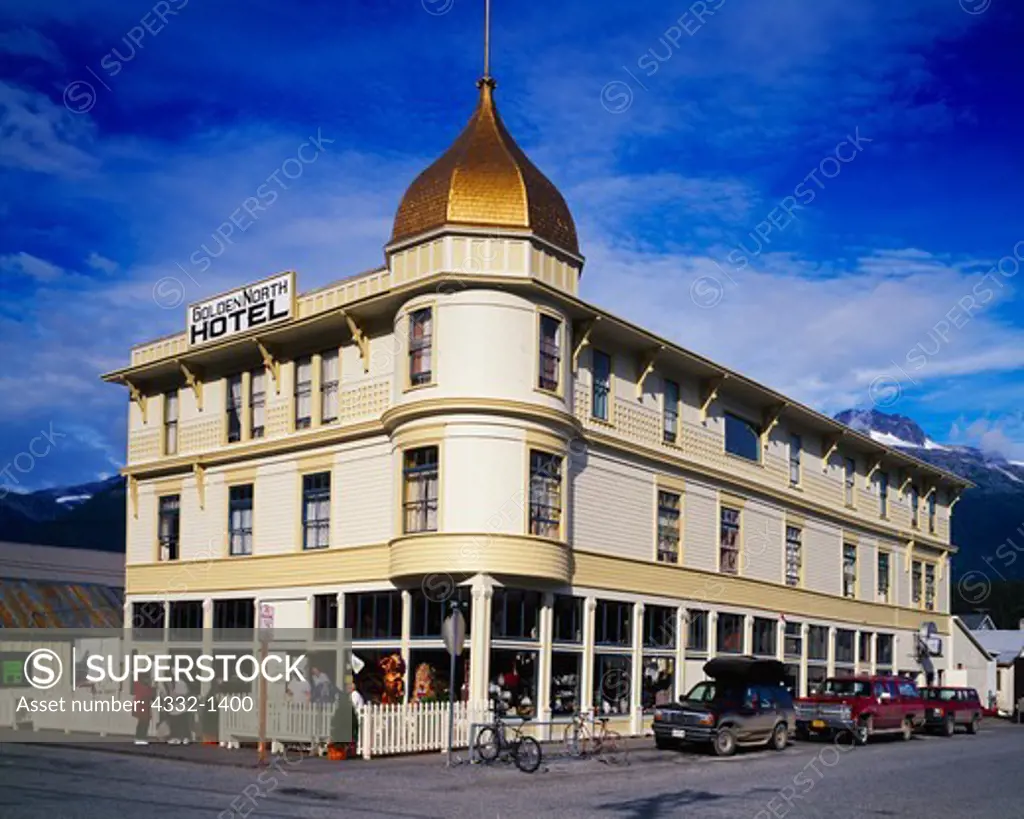 Golden North Hotel, established in 1898, Skagway Historic District, Klondike Gold Rush National Historical Park, Alaska.