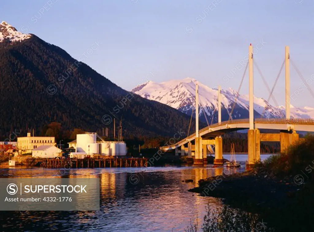 O'Connell Bridge linking Sitka with Japonoski Island, Southeast Alaska.