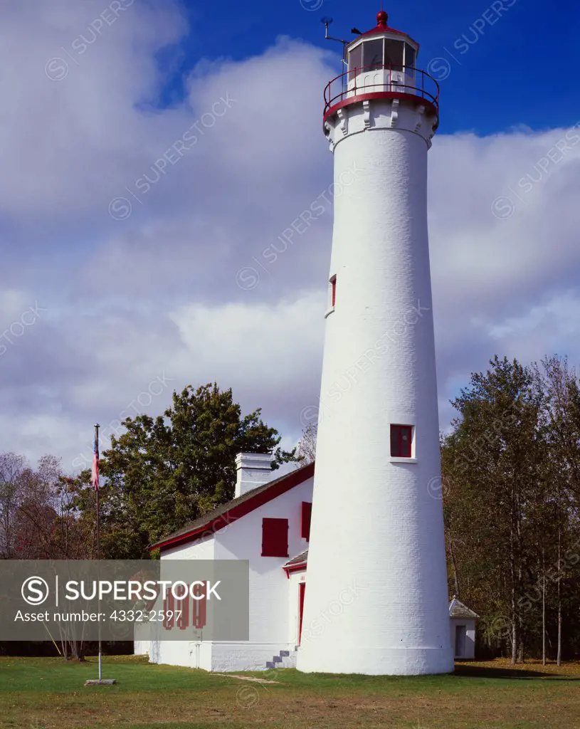 Sturgeon Point Lighthouse, Alcona County, Michigan.