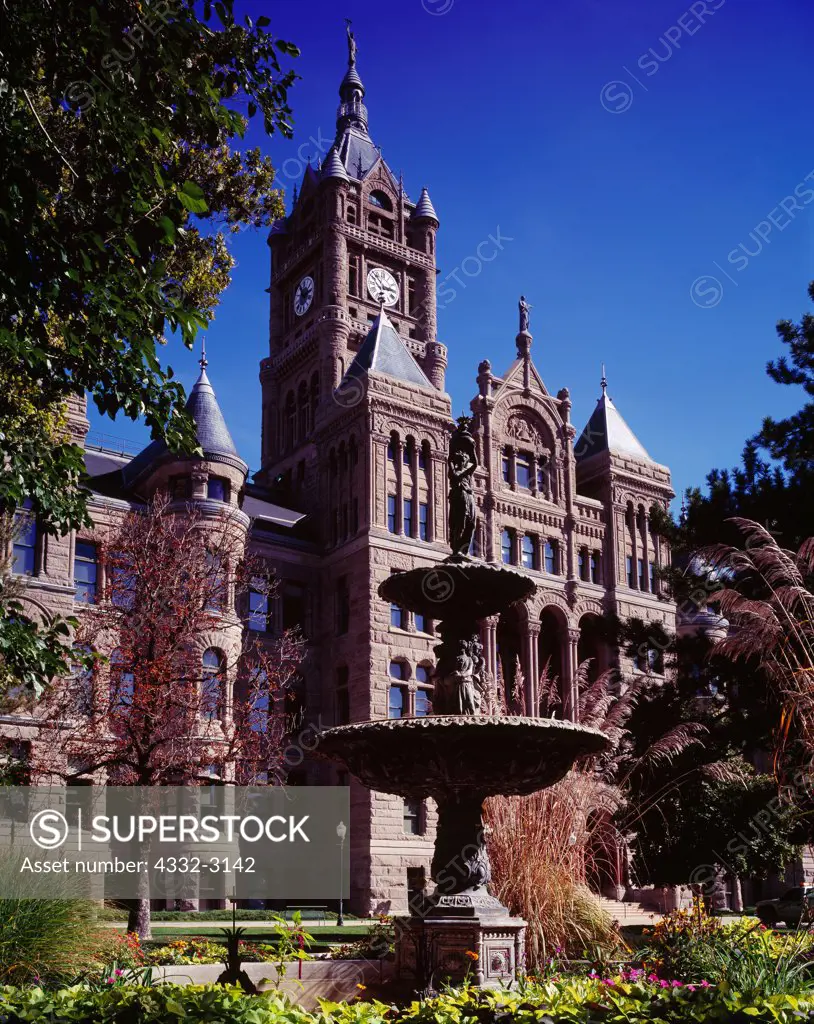 Salt Lake City and County Building, constructed 1891 to 1894 and served as Utah's Capitol from granting of Statehood in 1896 until 1915, Washington Square, Salt Lake City, Utah.