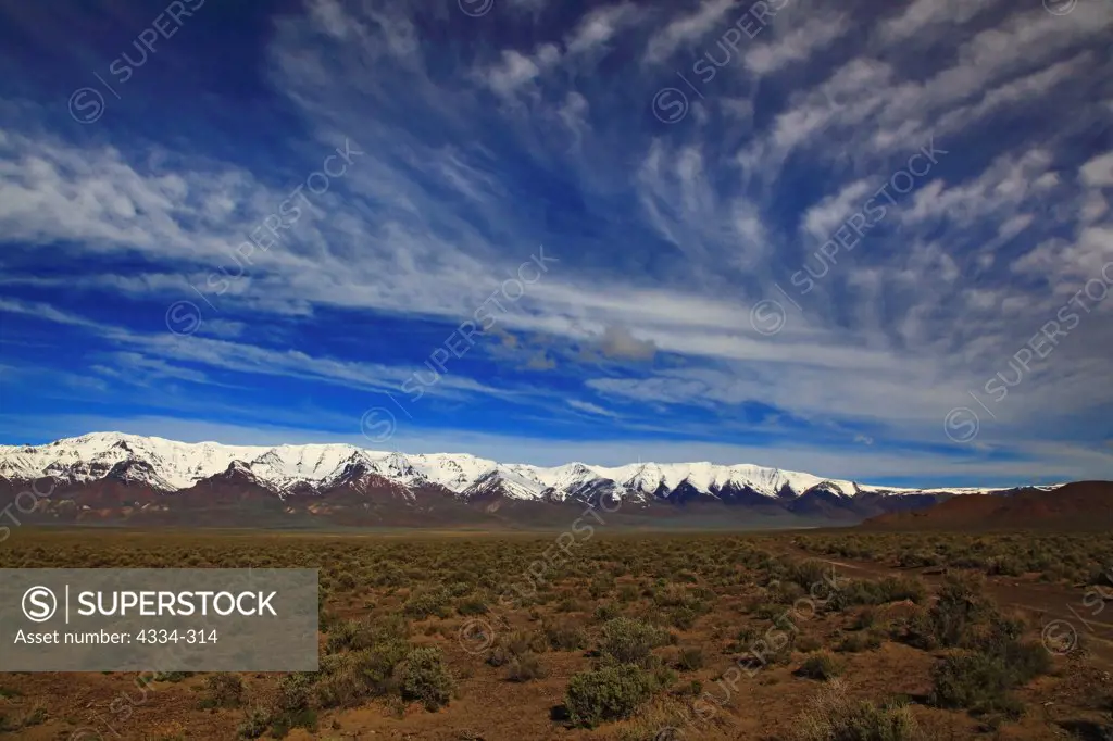 The east face of Steens Mountains, Steens Mountain Cooperative Management, Oregon.