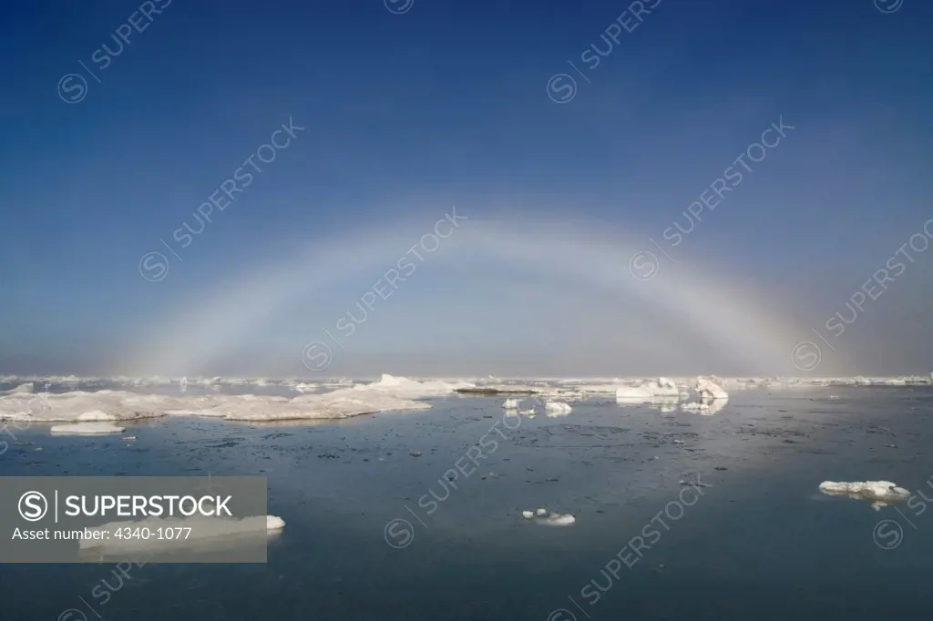 Ice Rainbow over the Beaufort Sea
