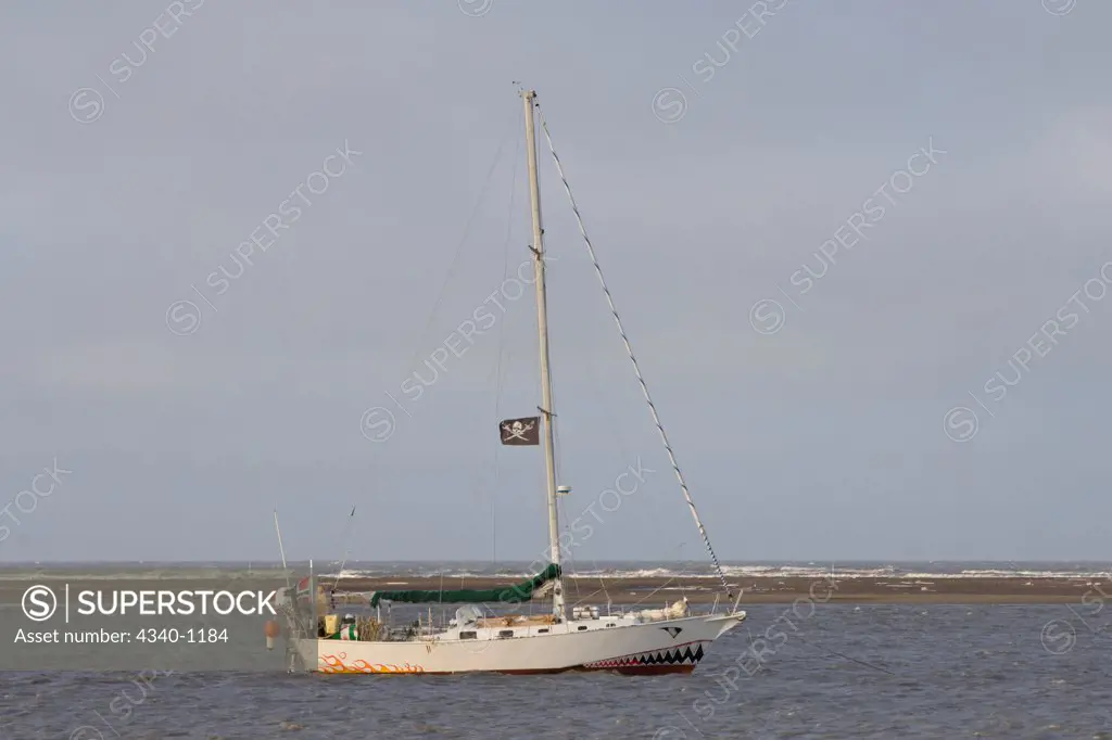 Sailboat Anchored Off Barter Island