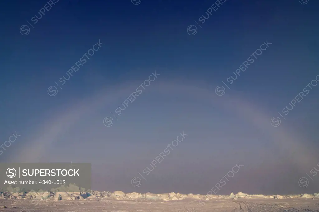 Ice Rainbow Over the Chukchi Sea