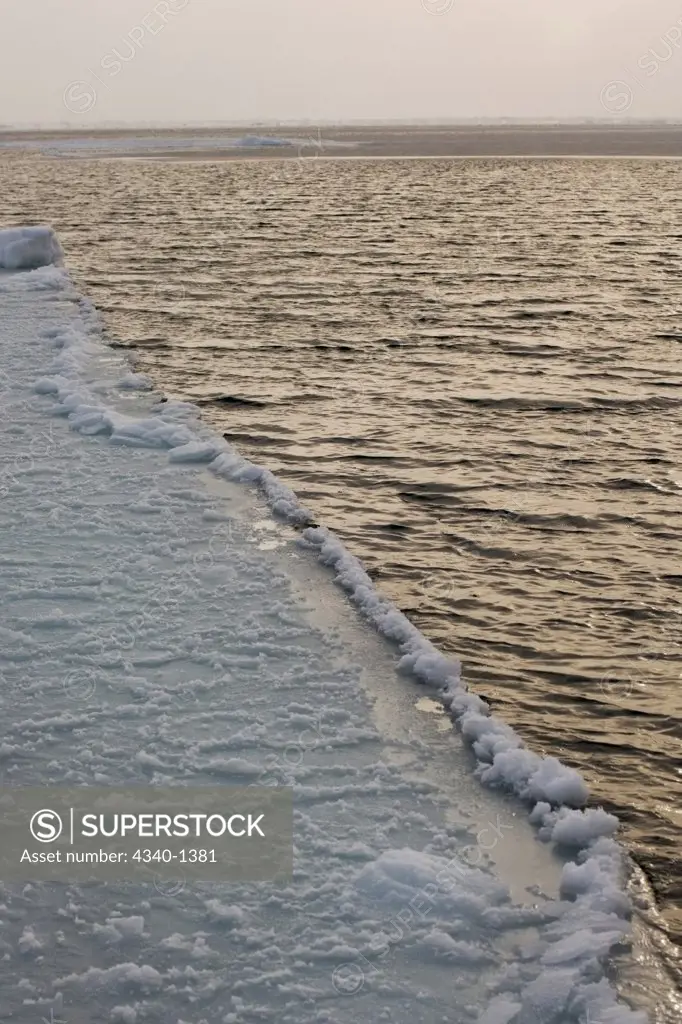 Newly Forming Pack Ice over the Chukchi Sea