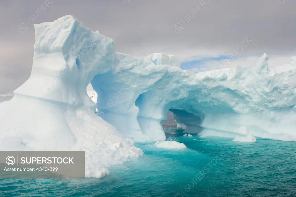 Iceberg with Arches