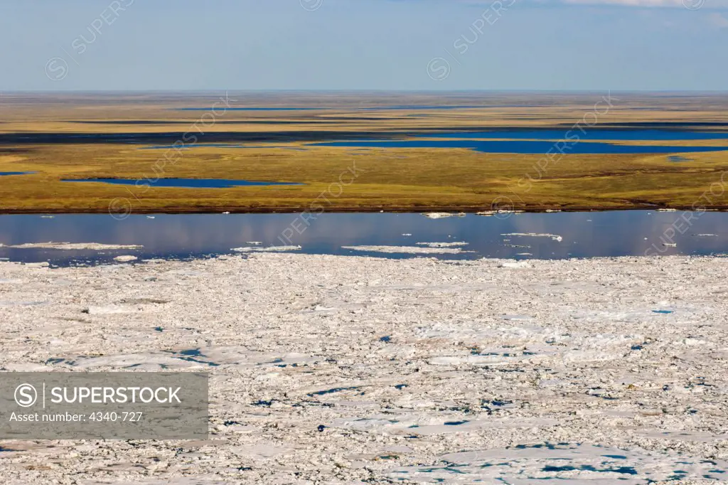 Multi-Layer Ice Along the Arctic Coast of Alaska