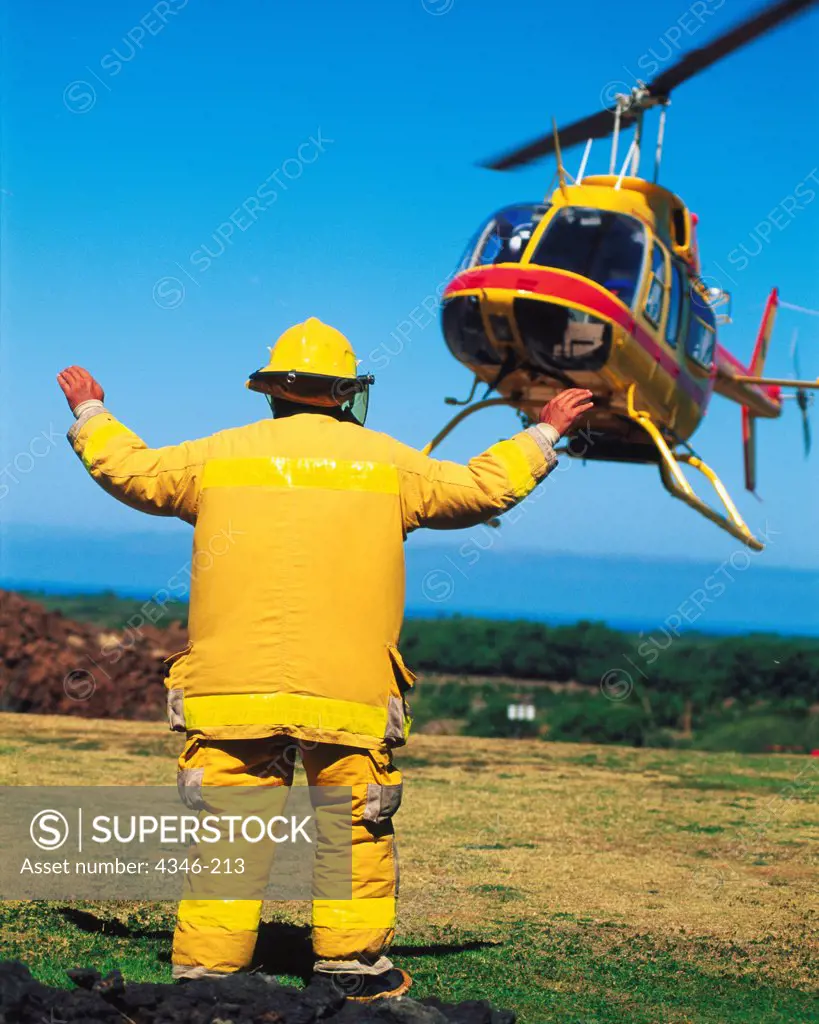 Air Medic Rescue with Helicopter, Hawaii