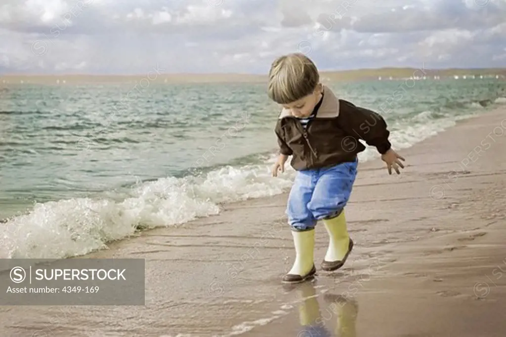 Boy on Beach