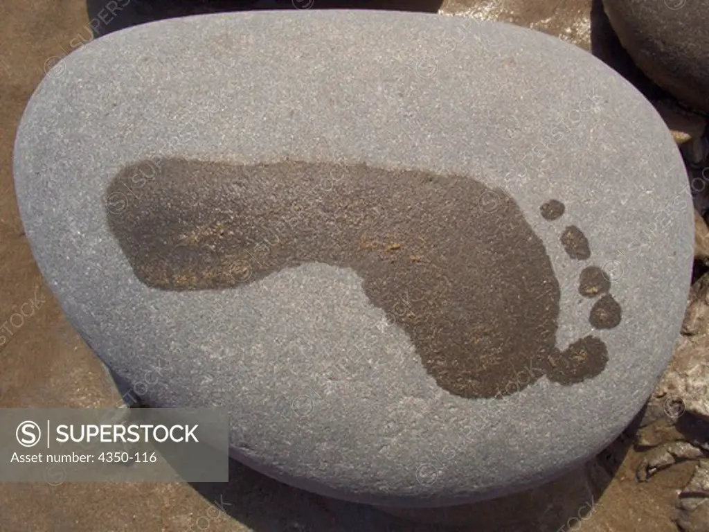 Footprint on Stone